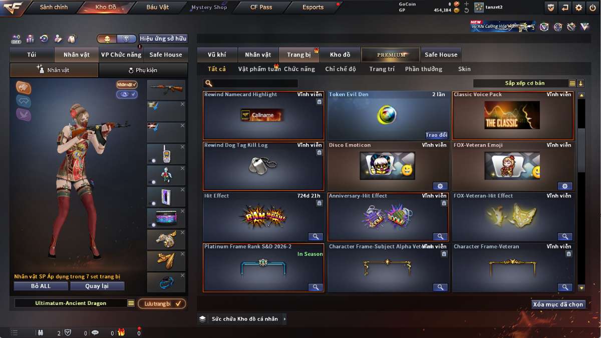 shop acc cf uy tin gia re